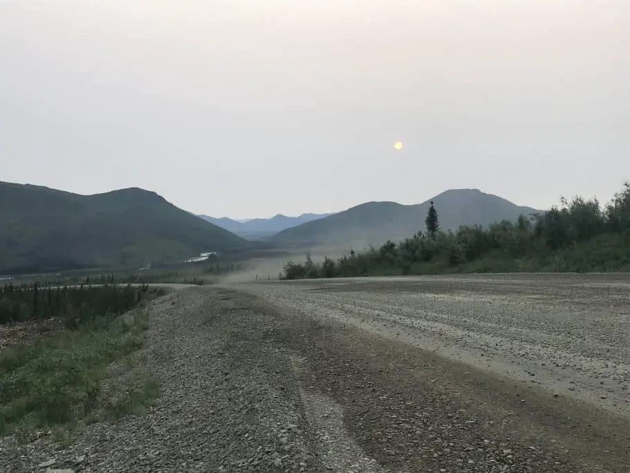 Sunrise on the Dalton Highway