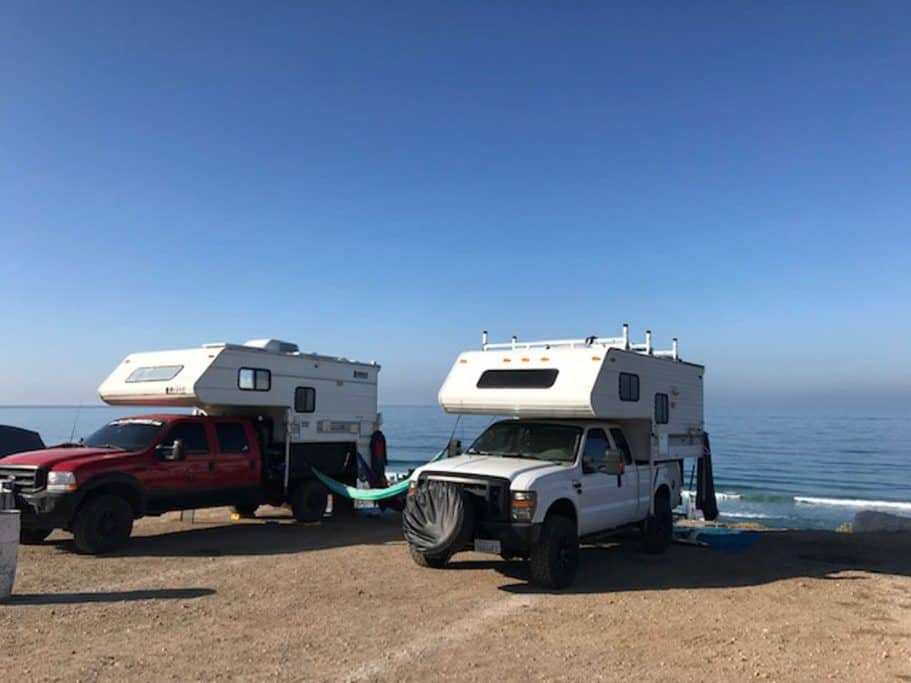 Set up camp with friends at Alisitos K58 campground