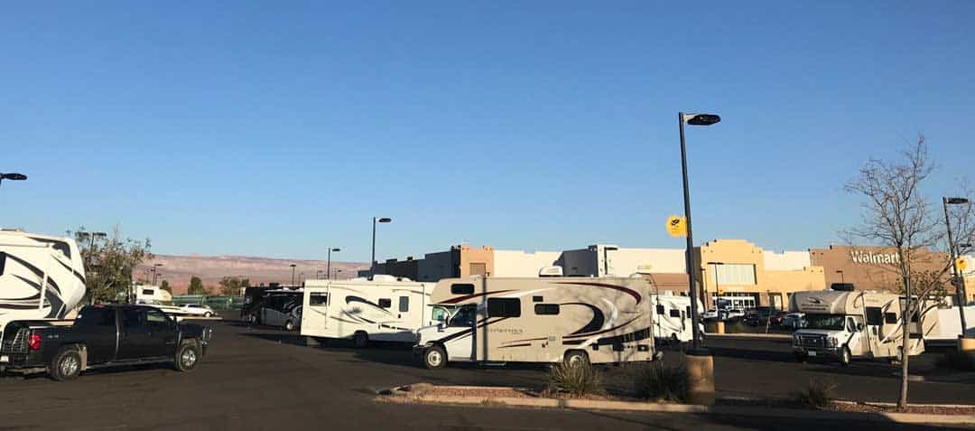 Overnight camping in Wal Mart