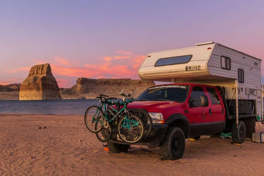 The Best Lake Powell Camping at Lone Rock Beach Campground